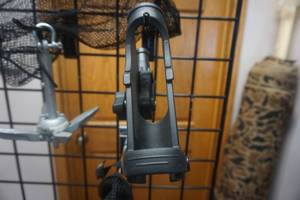 lot 139 image: Old Town Kayak Mesh Accessory Bag With Rod Holder and Folding Anchor