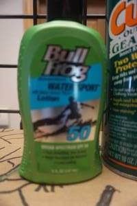 lot 151 image: Cutter 10 oz Spray Can of Insect Repellant With Bull Frog 50 SPF Sun Screen