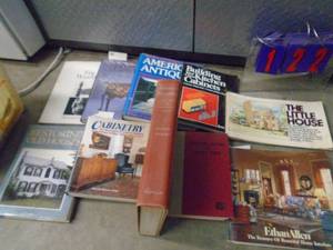 lot 122 image: Box of wood working books. As shown.