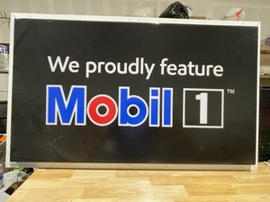 lot 49 image: Newer Mobil 1 Sign