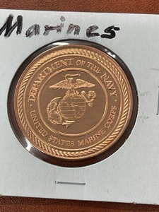 1 Ounce .999 Fine Copper Round