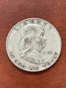 1951 Franklin Half Dollar