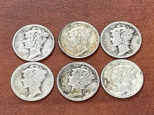 Mercury Silver Dimes