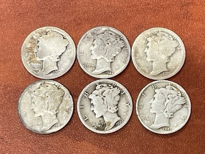 Mercury Silver Dimes