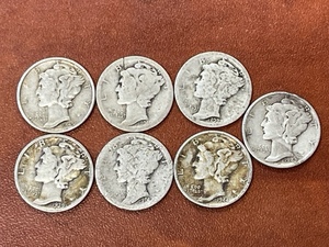 Mercury Silver Dimes