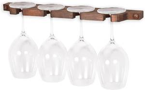 lot 11 image: Rustic State Suvla Wall Mounted Wood Stemware Rack