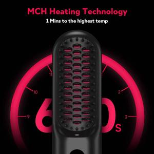 lot 14 image: Hadlook Cordless Hair Straightener Brush