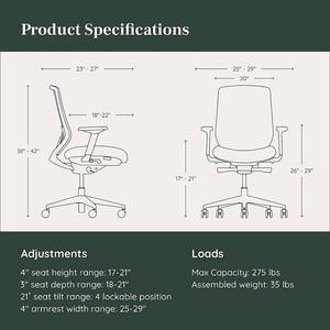 lot 24 image: Branch Ergonomic Chair