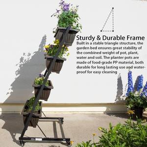 lot 56 image: Barton Vertical Raised 4-Tier Garden Bed