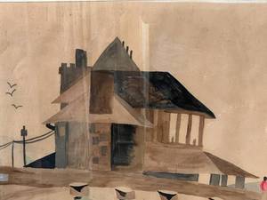 Signed Barb Reuter Watercolor