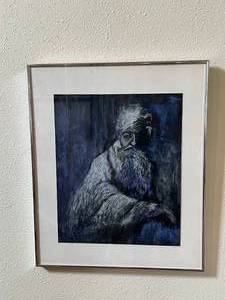 Signed Chalk Pastel