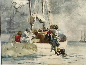Winslow Homer Sponge fishing  1885