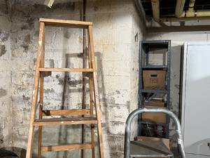 Wood and Metal Ladder