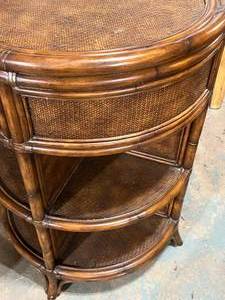 Bombay Cane Side Table
