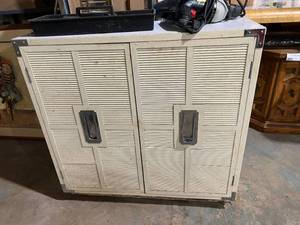 Cabinet, Tool Organizer and Tools