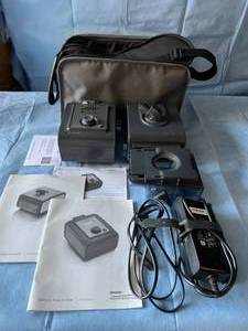 lot 5 image: MSRP $3800 Philips Respironics System One REMstar Auto With A-Flex & Sleep Mapper CPAP Machine & Humidifier WCarrying Bag, Reservoir, Power Cord & Manual -Works Great 1st Pic Is Stock Photo - Rest Are Actual