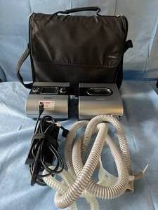 lot 17 image: MSRP $2500 ResMed S9 AutoSet EPR wH5i Humidifier CPAP and BiPAP Machine WITH Hoses, Travel Bag, Manual, SD CARD & Power Cord (Mask Not Included) - Excellent Working Condition