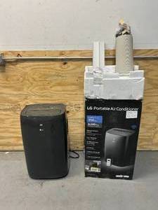 lot 39 image: LG 8,000 BTU (DOE) 115-Volt Portable Air Conditioner LP0821GSSM Cools 350 Sq. Ft. with Dehumidifier Function, Wi-Fi Enabled