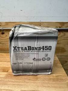 lot 70 image: PREMIER BUILDING SOLUTIONS Case of Xtra Bond 450 Neutral Cure Silicone Sealant- Clear (24 tubes)
