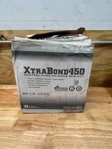 lot 71 image: PREMIER BUILDING SOLUTIONS Case of Xtra Bond 450 Neutral Cure Silicone Sealant- Clear (24 tubes)