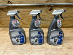 lot 75 image: PULVERIZE Lot of 3 Bottles of- Non-Selective Weed and Grass Killer Spray - Fast Acting, Non-Staining Weed and Crabgrass Killer - 32 Ounce Trigger Spray Bottle