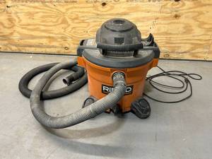 lot 48 image: RIDGID 12 Gallon Shop Vac with 2 Hoses