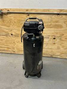 lot 77 image: HUSKY 20 Gal. 200 PSI Oil Free Portable Vertical Electric Air Compressor