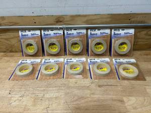 lot 97 image: BAND-IT Lot of 10 Rolls of- Melamine Veneer Edging
