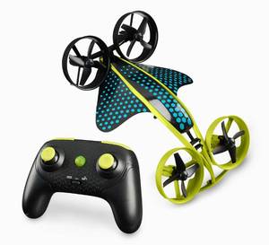 lot 102 image: WOWWEE HydraQuad 3-in-1 Hybrid Air to Water Stunt Drone  Remote Control Toy for Kids
