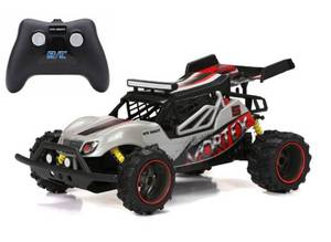 lot 20 image: NEW BRIGHT 114 RC Full Function USB Buggy - Vortex Silver