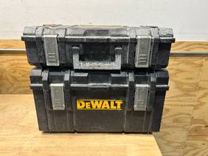 lot 105 image: DEWALT Lot of 2- Packout Style Tool Cases