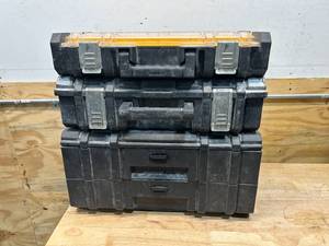lot 106 image: DEWALT Lot of 3- Packout Style Tool Cases