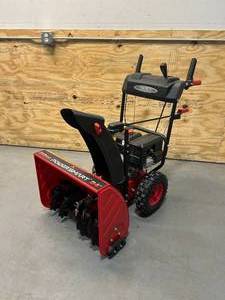 lot 120 image: POWERSMART 24 in. 2-Stage Electric Start Gas Snow Blower with Heated Handles and LED Light