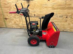 lot 1B image: POWERSMART 24 in. 2-Stage Electric Start Gas Snow Blower with Heated Handles and LED Light