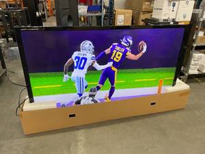 lot 39 image: Sharp Aquos 80 1080p 240Hz LED Quattron Smart 3D TV  Television  Display with Remote Control