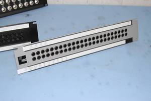 lot 66 image: Professional - Commercial Audio  Video Rack Mounted Patch Panel Lot