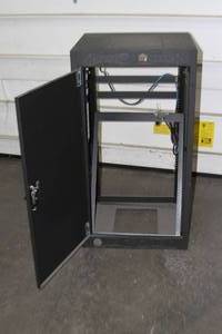 lot 75 image: Middle Atlantic ERK-Series 19 Stand-Alone Rack Enclosure ERK-2120 with Door & Power Unit