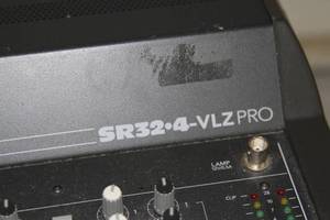 lot 77 image: Mackie SR32.4 VLZ Pro Audio 32-Channel Sound Mixer Mixing Console