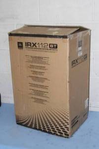 lot 91 image: JBL IRX12BT Powered 12 Portable Professional PA Loudspeaker Speaker System with Built-in Bluetooth