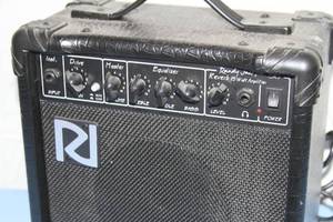 lot 105 image: Randy Jackson 15W 15-Watt Solid State Portable Practice Guitar  Audio Amplifier with Reverb