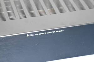 lot 113 image: TOA Electronics P-912MK2 Single Channel 120W Commercial  Professional Audio Power Amplifier