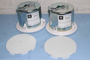 lot 115 image: PAIR of JBL Control 26CT Professional Pro Audio Ceiling Loudspeakers  Speakers