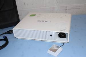 lot 124 image: Casio Signature-Series XJ-M141 3D-Ready XGA DLP LEDLaser Lamp 20,000-Hour Projector for Home Theater with HDMI &