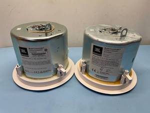 lot 57 image: PAIR of JBL Control 26CT Professional Audio - Ceiling Loudspeakers  Speakers