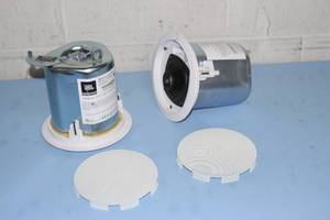lot 32 image: JBL Control 24CT Compact Pro Audio Background  Foreground Ceiling Speakers