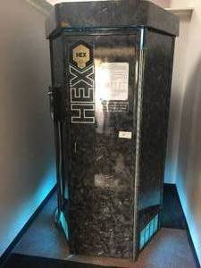 lot 2 image: Hex 2 Stand Up Tanning Booth