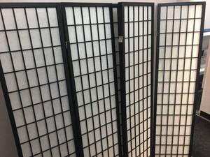 lot 137 image: Folding Decorative Panel Measures Approx. 70 Height and 8 Length