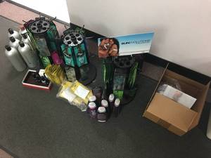 lot 97 image: Big Variety Lot of Tanning Oils and Salon Products