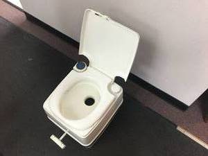 lot 99 image: Electric Flush Camping Toilet
