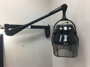 lot 130 image: Belmont 80E Overhead Hair Dryer with Mount and Extension Arm